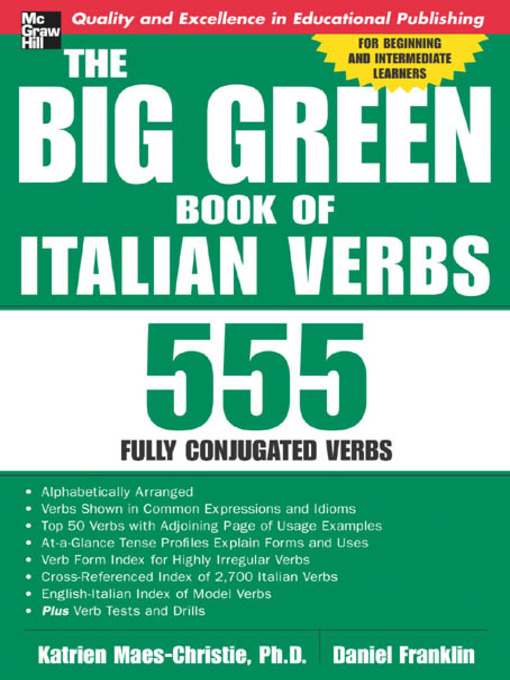 Title details for The Big Green Book of Italian Verbs by Katrien Maes-Christie - Available
